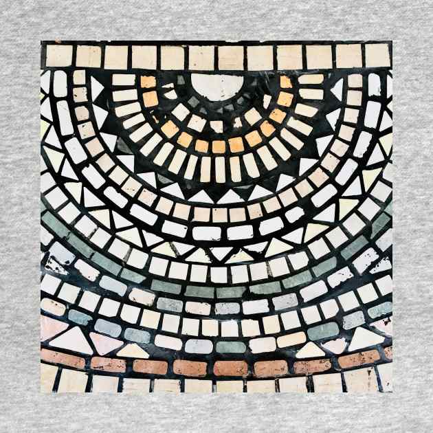 Oriental geometric mosaic. by BlackWhiteBeige